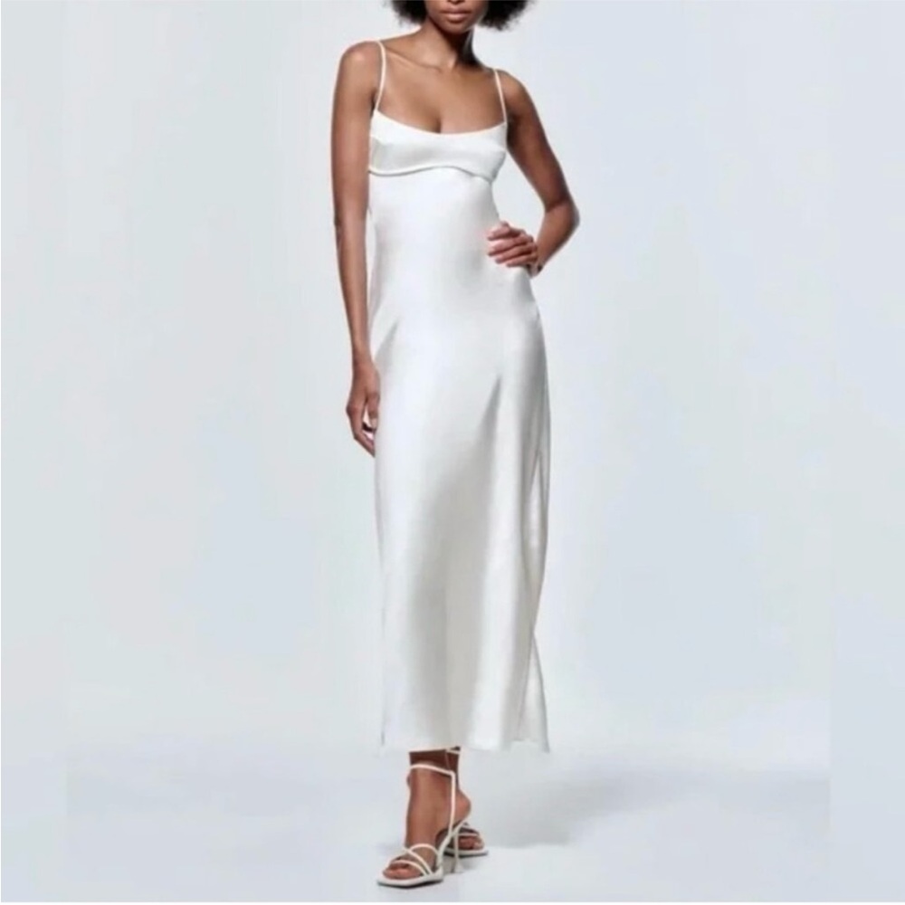 Zara White Dress